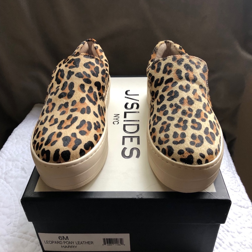 Last one Firm  price! J Slides  Harry Leopard shoe - Picture 3 of 7